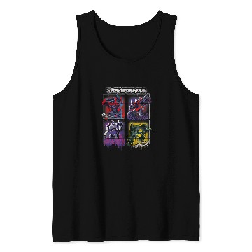 Discover Transformers Classic Characters Graffiti Painted Walls Retro Tank Tops