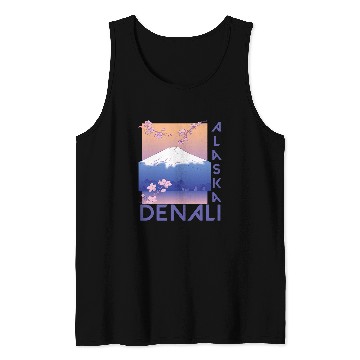 Discover Nature Hike Denali Mountain Hiking Mountaineer Outdoor Tank Tops