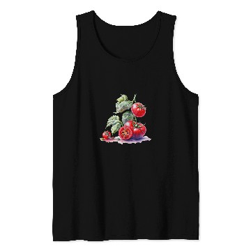 Discover Tomato Vegetable Foodie Gardening Garden Lover Tank Tops
