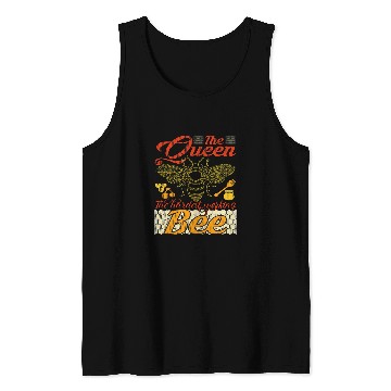 Discover The queen bee The hardest working bee Professional Beekeeper Tank Tops