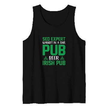 Discover Beer Fun Seo Expert Walket In A Bar Pub Beer Computer Science Coder Tank Tops