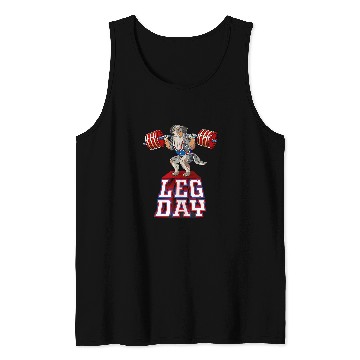 Discover Leg Day aussie Weight Lifting Squat Gym Tank Tops