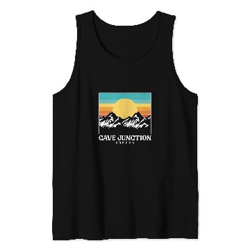 Discover Mountain Cave Junction Oregon For Caveman Hiker Explorer Tank Tops