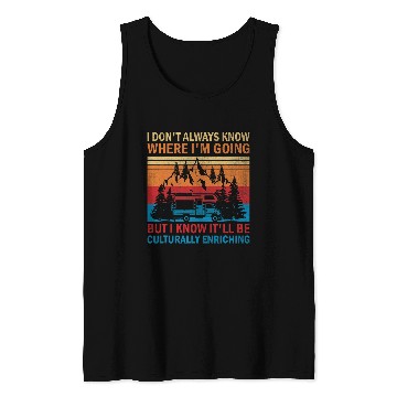 Discover Travelling Backpacking Road Trip Travel Exploring Hiking 21 Tank Tops
