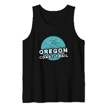 Discover Oregon Coast Trail OCT US West Coast Pilgrimage Hiking Tank Tops