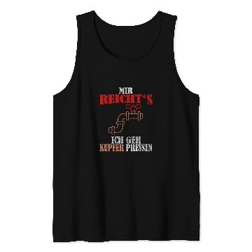 Discover Plumbers Job Installer I Go Copper Press Plumber Tank Tops