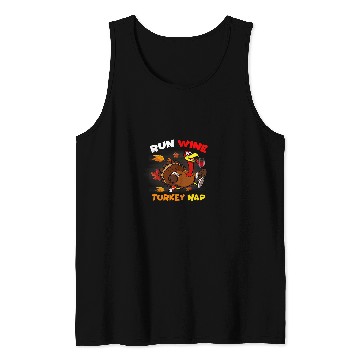 Discover Wines Fun Run Wines Turkey Nap Thanksgiving Drinking Running Tank Tops