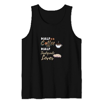Discover Coffee Fun Half Coffee Half Tardigrade Lover Water Bear Tank Tops