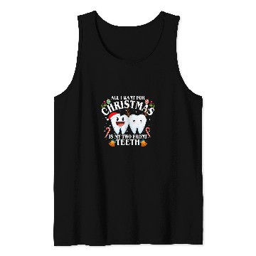 Discover Christmas Dental Squad Santa Two Front Teeth dentists xmass 21 Tank Tops