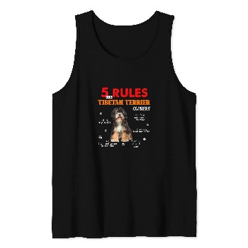 Discover 5 Rules For Tibetan Terrier Owners Tank Tops