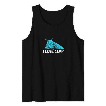 Discover I Love Lamp Moth 2Moth Meme Tank Tops