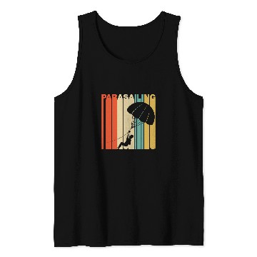 Discover Retro 1970s Style Parasailing Parasail Tank Tops