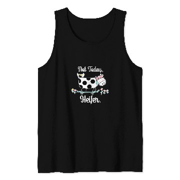 Discover Cow Lover Not Today Heifer Tank Tops