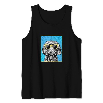 Discover Boykin Spaniel Portrait Pop Art Dog with Sunglasses Tank Tops
