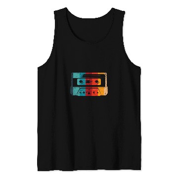 Discover 80s Cassette Tape 1990s vintages Funny Retro Throwback Music 21 Tank Tops