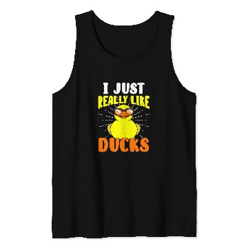 Discover Duck Pet Just Really Like Ducks Rubber Ducky Accessories Tank Tops