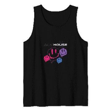 Discover Acid House Music Rave Culture Old Skool Techno Tank Tops