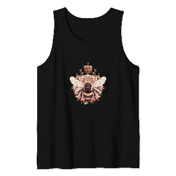 Discover Queen bee and Honey Beekeeper Beekeeping Tank Tops