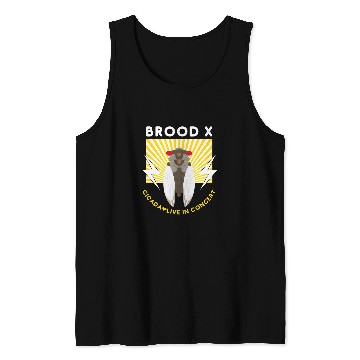 Discover Cicada Live In Concert Brood X Cicada Invasion Graphic Tank Tops