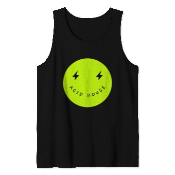 Discover 90s Rave Classic House EDM Acid House Music Tank Tops