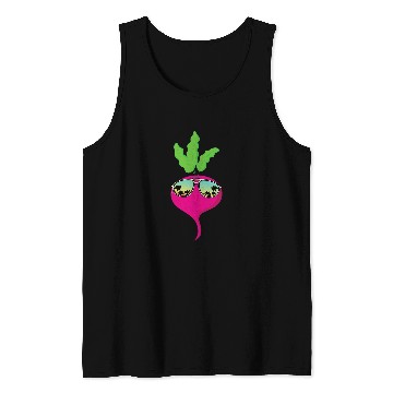 Discover Lacrosse Gift Funny Radish With Sunglasses Vegetable Lover Radishes Tank Tops