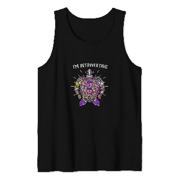 Discover Turtle Pet I m Introverting Turtle Shell Love Bohemian Art 2 Tank Tops