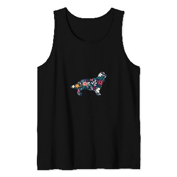 Discover Floral Cavalier King Charles Spaniel 2 Tank Tops