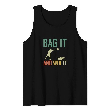 Discover Lacrosse Gift Bag It And Win It Cornhole Player Tank Tops