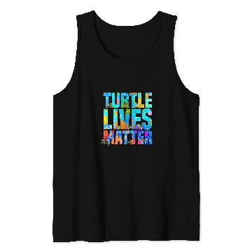 Discover Turtles Lives Matter Marine Life Tank Tops