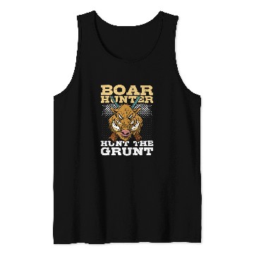 Discover Boar Hunter 2Pig Hog Hunt The Grunt Hunter Boar Hunting Tank Tops