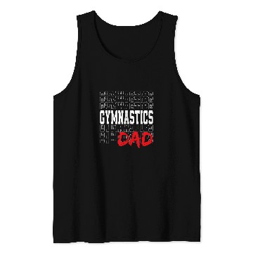 Discover Gymnastics Dad For Gymnastic Father Parents Tank Tops