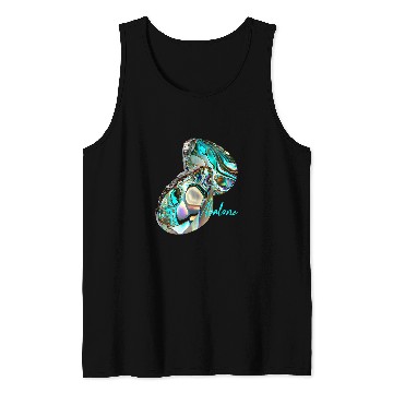 Discover Abalone Shell Crystal Art Gemstone Art Design Lovers Abalone Tank Tops