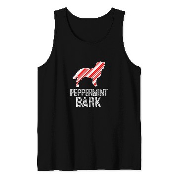 Discover American Water Spaniel Peppermint Bark Christmas Dog Tank Tops