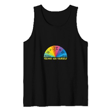 Discover 80s Music Retro Lyrics Pie Chart You May Ask Yourself Retro 22 Tank Tops