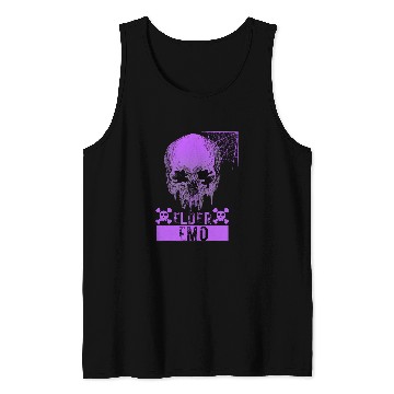 Discover Elder Emo Funny Emo Music Fan Scene Alternative 90s Kids Pun 7 Tank Tops