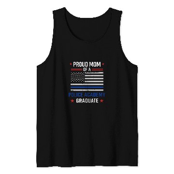 Discover Proud Mom of A Police Academy Graduate Tank Tops