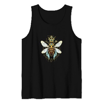 Discover Queen bee and Honey Beekeeper Beekeeping 1 Tank Tops
