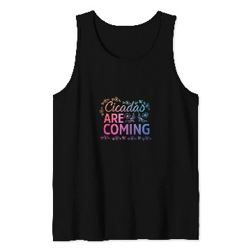 Discover Cicadas are coming Brood X swarm 2usa Insect cicada 21 Tank Tops