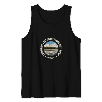 Discover vintages Thousand Islands National Park Canada Kayak Touring Tank Tops