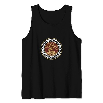 Discover Tree of Life Celtic Viking Tree of Life Tank Tops