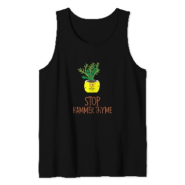 Discover Lacrosse Gift Gardening Herb Stop Hammer Thyme Pun Tank Tops