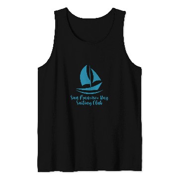 Discover San Francisco Bay Sailing Club Tank Tops