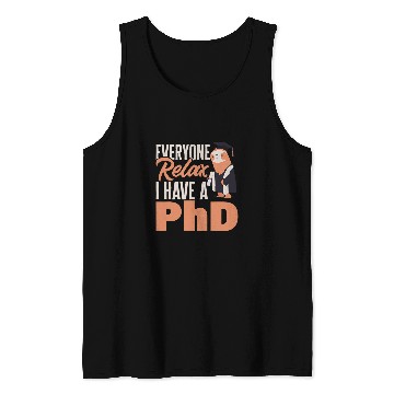 Discover Sloth Pet PhD Graduate Doctorate Degree Sloth PhD Graduation Tank Tops