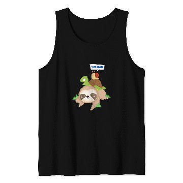 Discover Sloth Pet YeeHaw Sloth Turtel and Snail Tank Tops