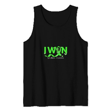 Discover Butterfly I Win Lime Green Ribbon Lymphoma Awareness Tank Tops