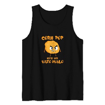 Discover Lacrosse Gift Corn Pop Was A Bad Dude But In Spanish Tank Tops