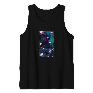 Discover Secret Garden Dark Green Tank Tops