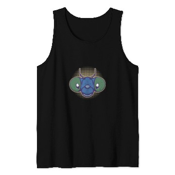 Discover Dragonfly Face 2Insect Bugs Tank Tops