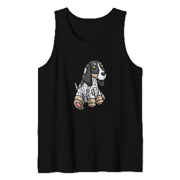 Discover Bluetick Coonhound Dog Stuffed Animal Design Tank Tops