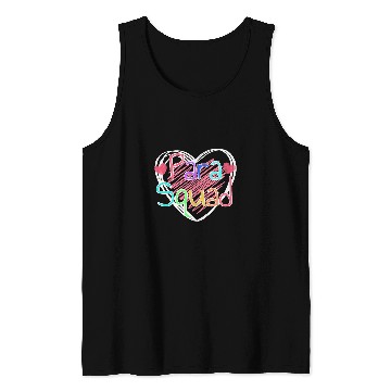 Discover Para Squad School Paraprofessional Teacher Team Tank Tops